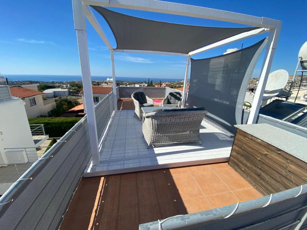 Roof Terrace & Sea View Entire Apartment Peyia Exterior photo